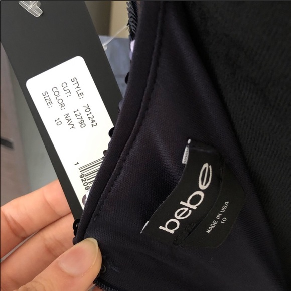 # Gorgeous Bebe Chevron Flirting Sequins Dress - Picture 7 of 8